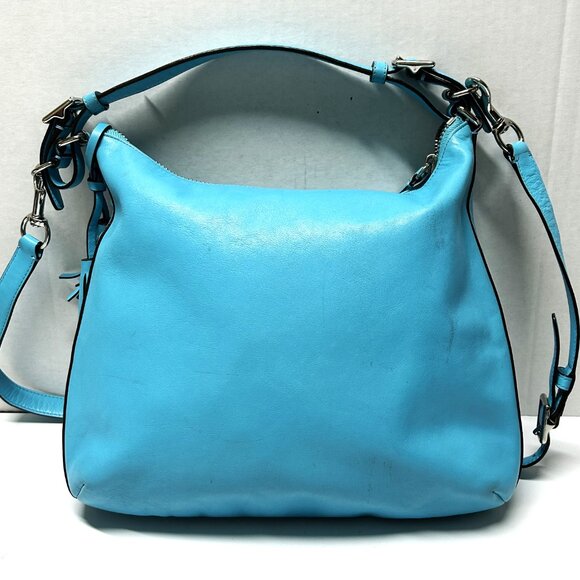 Vintage COACH Legacy Leather Courtenay Hobo Bag No A1393-22381 (BLUE) - Picture 3 of 9